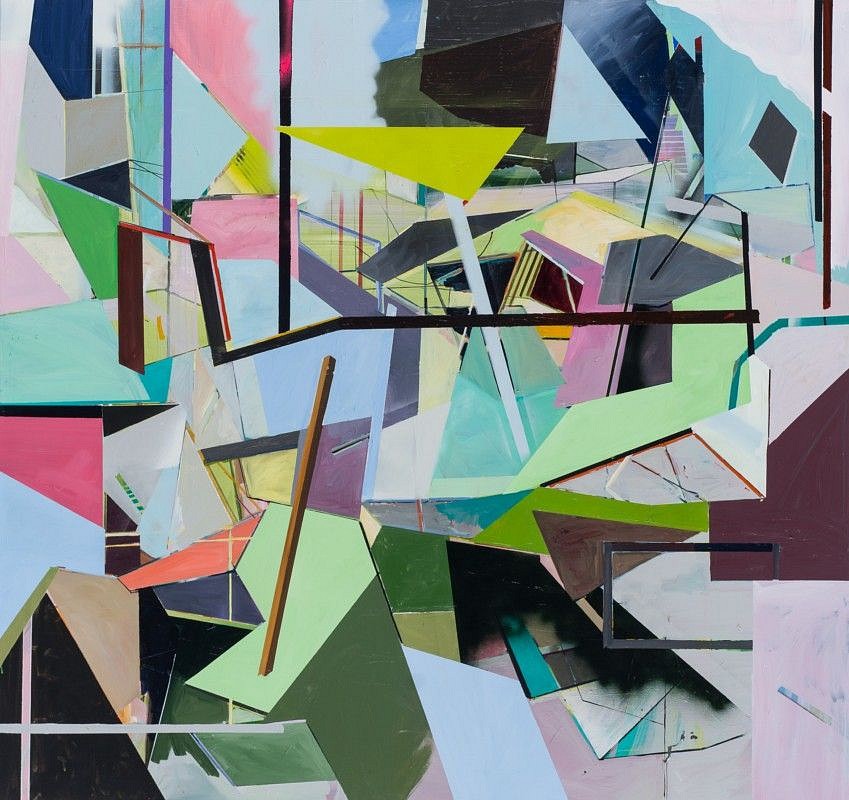 Elad Kopler, Untitled
2015, Oil, acrylic and spray paint on canvas