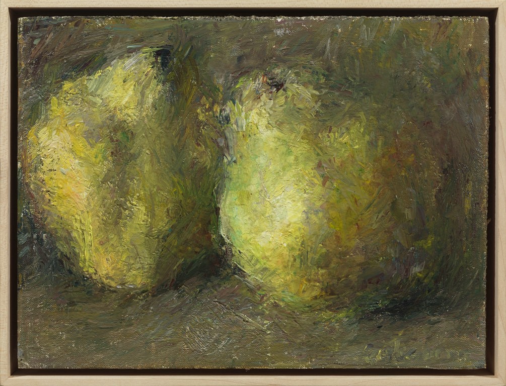 Daniel Enkaoua, Deux coings
2012, Oil on canvas