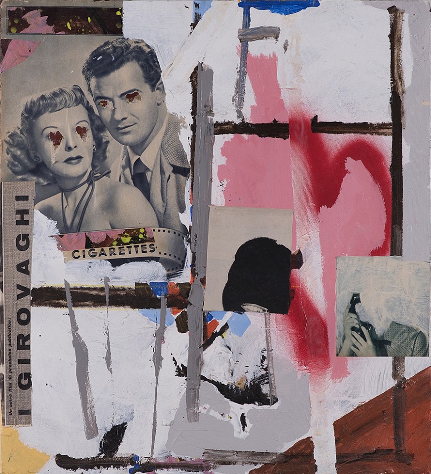 Elad Kopler  Gilad Kahana, Nomades
2019, Mixed media and collage on canvas