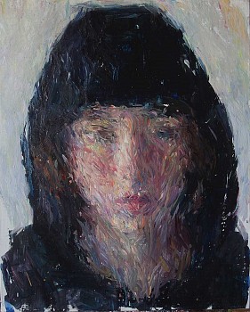 natan en capuche foncÃƒÂ©e 2020 37 x 30cm