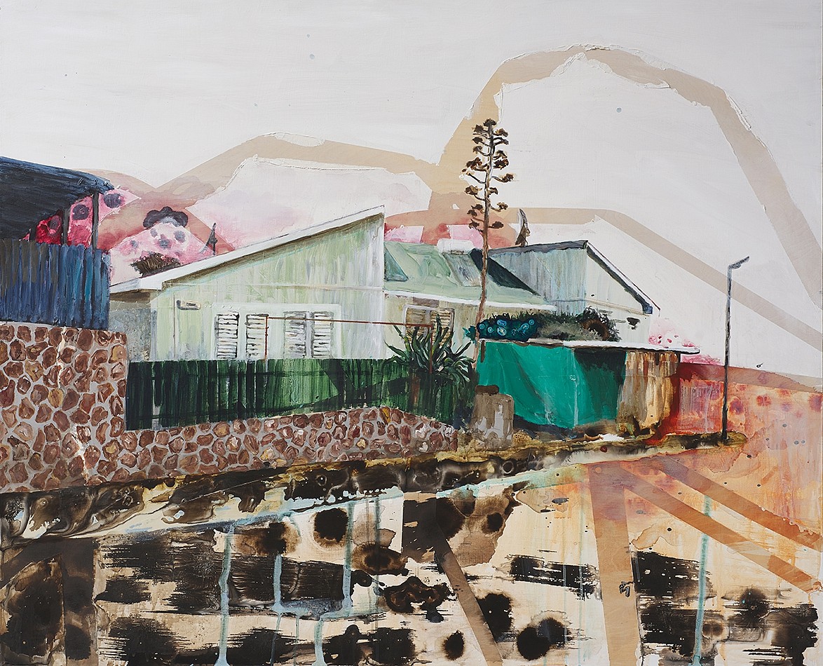 Tamar Roded, The house at the end
2020, Mixed media on wood