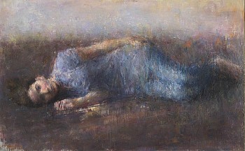 Sarah allongÃƒÂ©e au sol, 2015 17 (290,3 x 180cm)