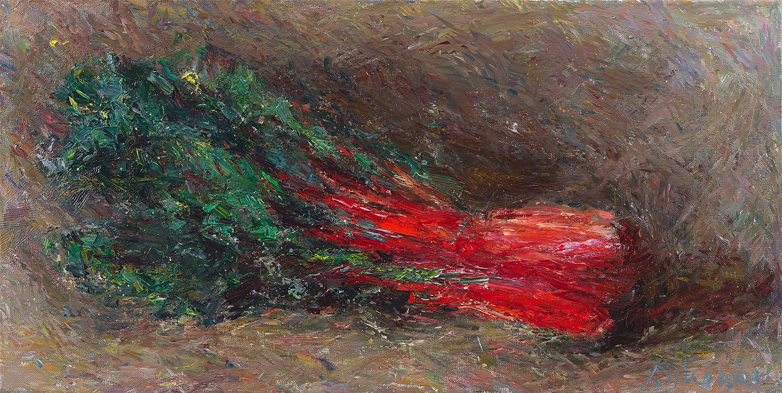 Daniel Enkaoua, Blettes rouges
2021-22, Oil on canvas