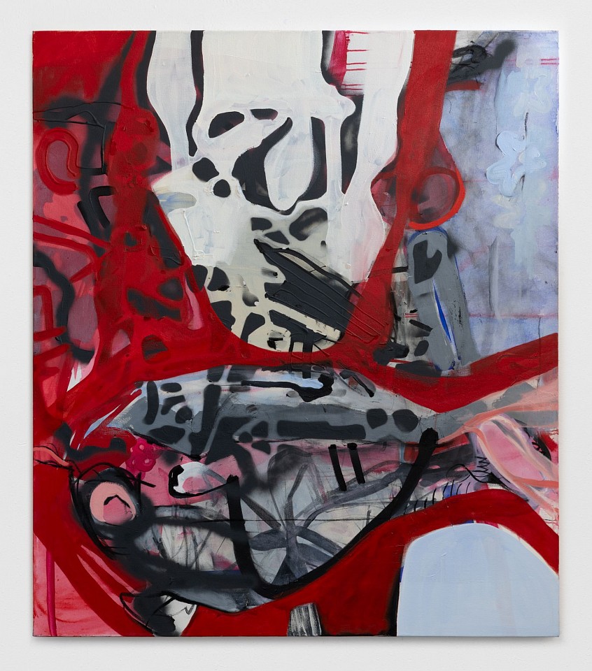 Adi T. Hoffman, Review of the Systems
2024, Acrylic, charcoal, oil and spray on canvas