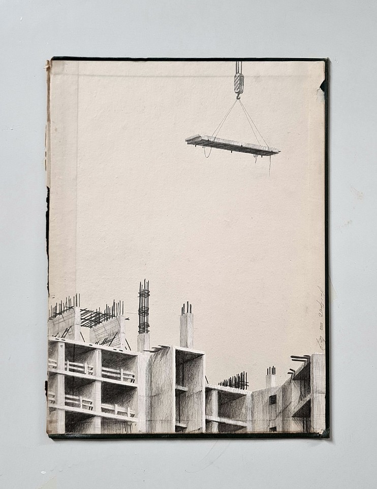 Amir Tomashov, Scaffoldings 45
2022, Graphite on paper