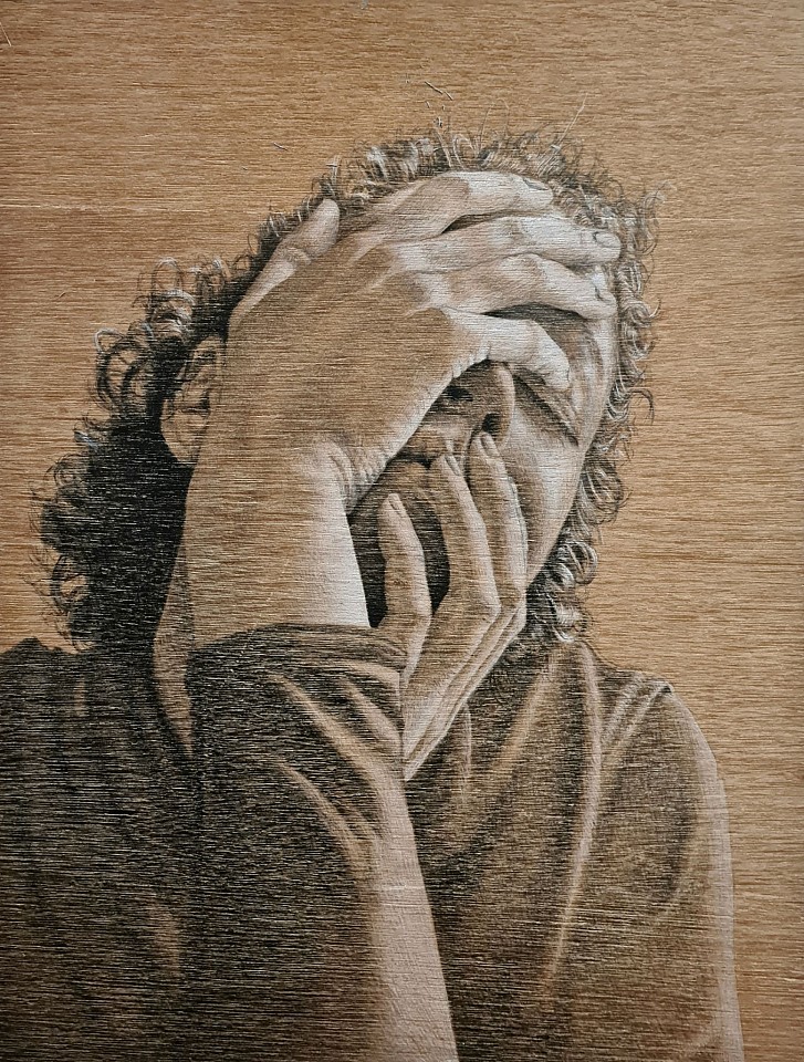 Amir Tomashov, Untitled 2
2024, Graphite on plywood