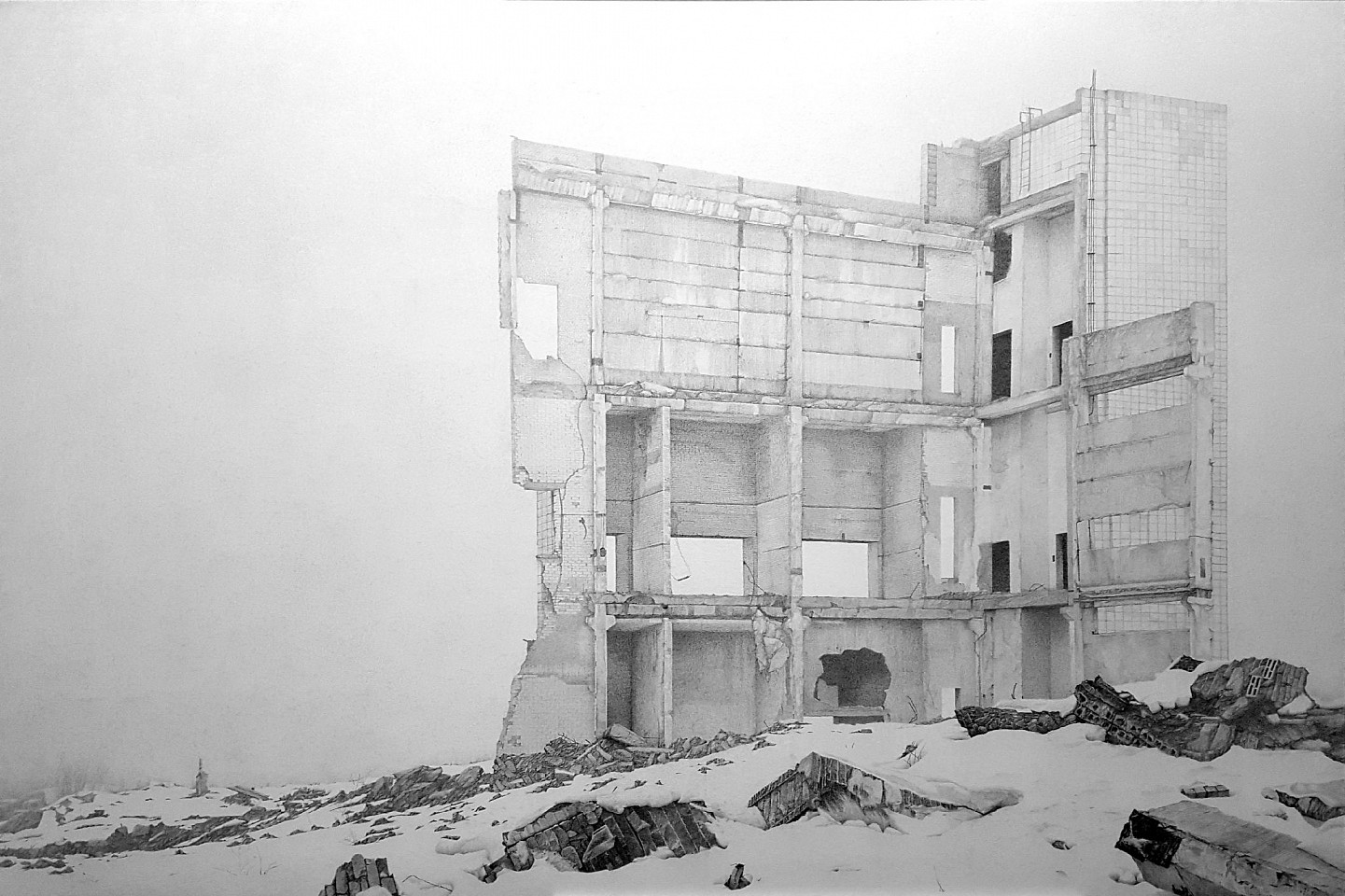 Amir Tomashov, Space Zero no.2
2021, Graphite on paper