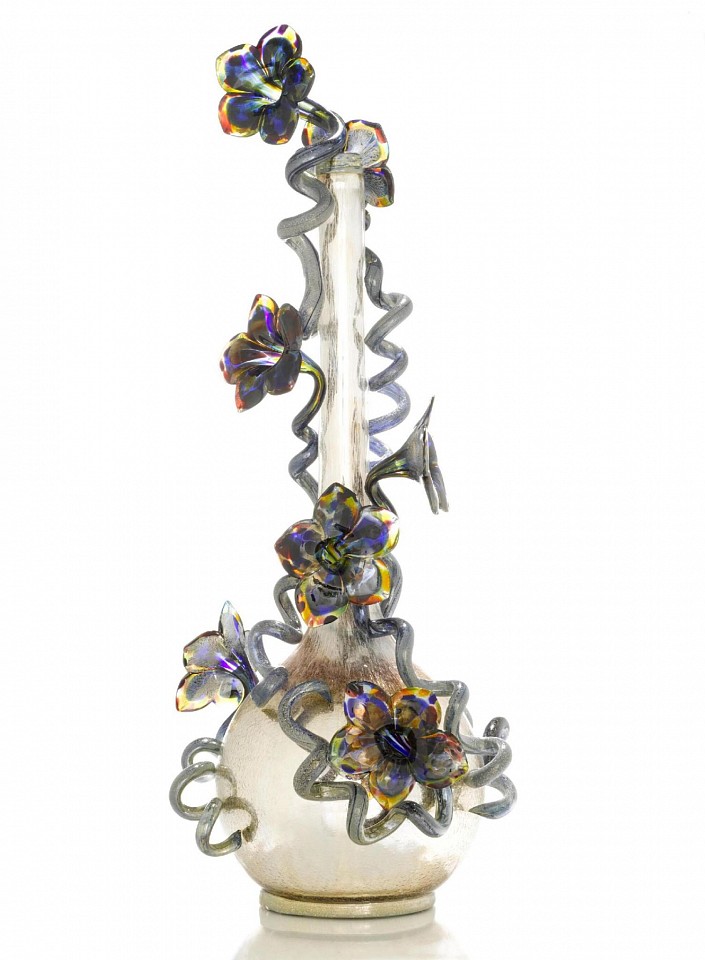 Dale Chihuly, Silvered Venetian with Silvery Blue Blossoms 09.1025.v1
2009, Glass