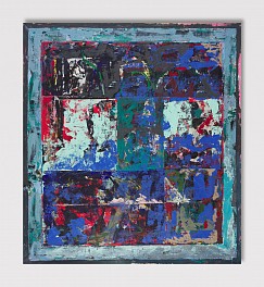 Elad Kopler, Nine Eight, 2021, Acrylic and oil on canvas, 175 x 164 cm, CELKO294 (2)